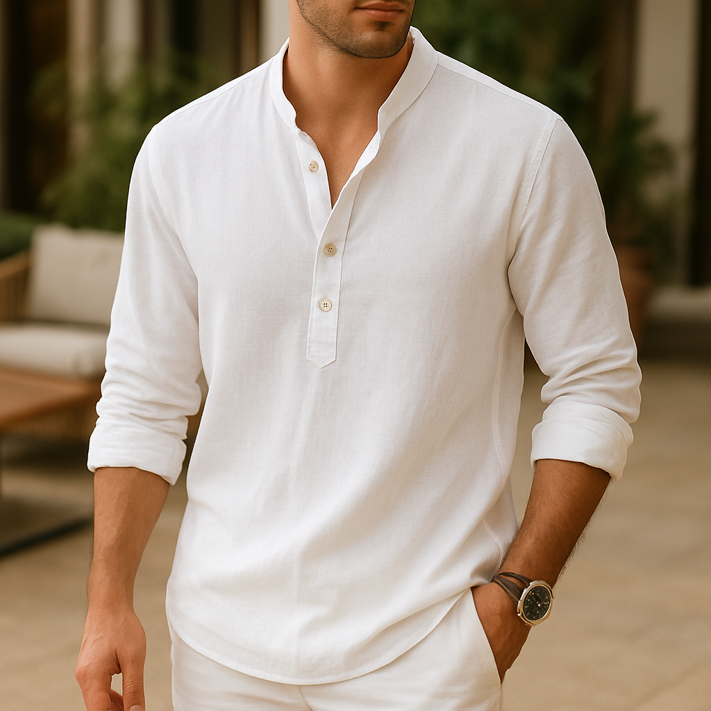 Osmeya® | Casual Leinenhemd