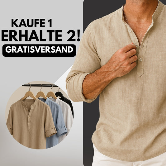 Osmeya® | Casual Leinenhemd